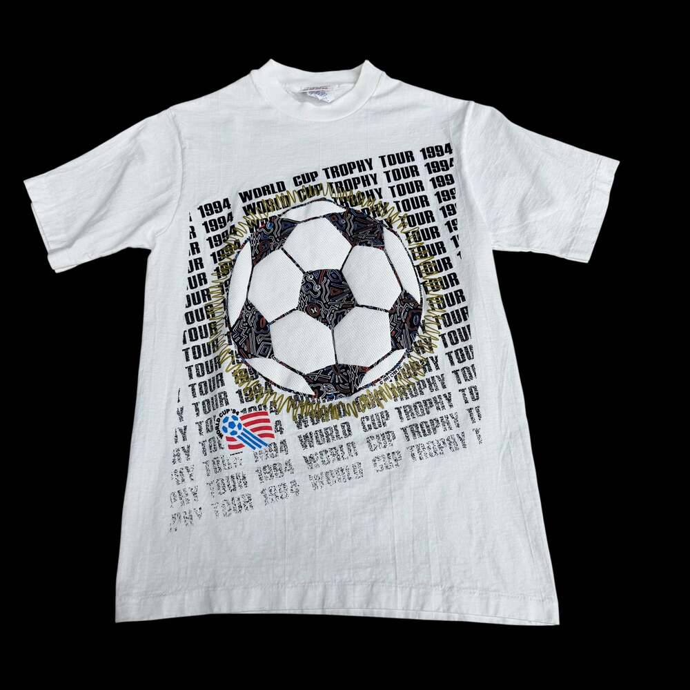 Vintage 1994 World Cup Soccer Trophy Tour Single Stitch T-Shirt
